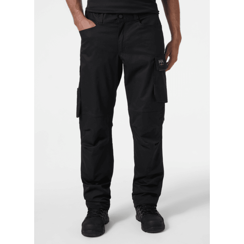 Helly Hansen 77523 Manchester Knee Pad Trousers Black Workwear Nation Ltd