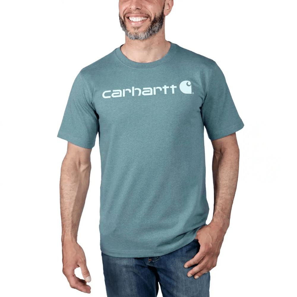 Carhartt 103361 Relaxed Fit Heavyweight Short Sleeve Logo Graphic