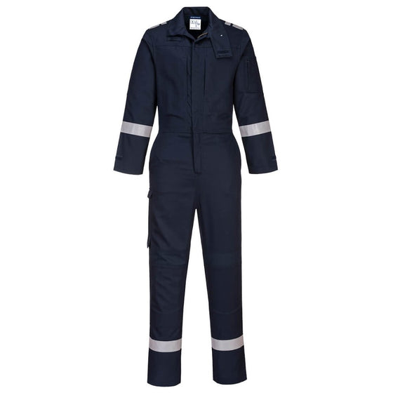 Portwest FR501 Bizflame Plus Stretch Panelled Coverall - Premium FLAME RETARDANT OVERALLS from Portwest - Just £79.82! Shop now at Workwear Nation Ltd