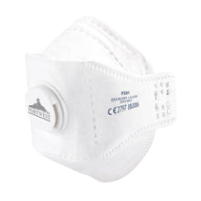  Portwest P391 EAGLE FFP3 Valved Dolomite Fold Flat Respirator (Pack of 10) - Premium FACE PROTECTION from Portwest - Just £16.49! Shop now at Workwear Nation Ltd