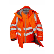  PULSAR PR497 Hi-Vis Orange 7-in-1 Storm Coat - Premium HI-VIS JACKETS & COATS from Pulsar - Just £104.65! Shop now at Workwear Nation Ltd