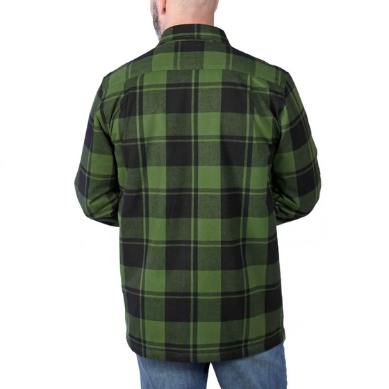 Carhartt 105939 Relaxed Fit Heavyweight Flannel Sherpa-Lined Shirt Jac Workwear Nation Ltd