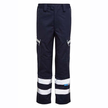  PULSAR P513/REF Navy Combat Trouser with Reflective Stripes - Premium CARGO & COMBAT TROUSERS from Pulsar - Just £26.30! Shop now at Workwear Nation Ltd