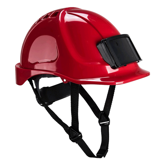 Portwest PB55 Endurance Badge Holder Helmet - Premium HARD HATS & ACCESSORIES from Portwest - Just £15.26! Shop now at Workwear Nation Ltd