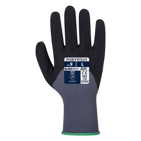 Portwest A353 DermiFlex Ultra Plus Nitrile Glove - Premium GLOVES from Portwest - Just £2.89! Shop now at Workwear Nation Ltd