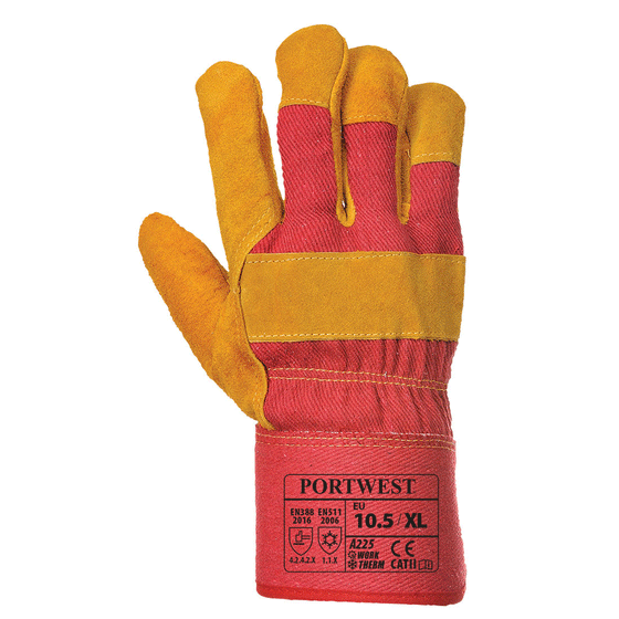 Portwest A225 Fleece Lined Rigger Glove - Premium GLOVES from Portwest - Just £3.77! Shop now at Workwear Nation Ltd