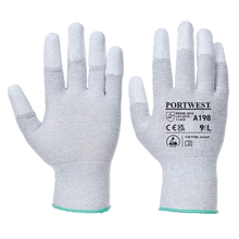  Portwest A198 Antistatic PU Fingertip Gloves - Premium GLOVES from Portwest - Just £0.70! Shop now at Workwear Nation Ltd