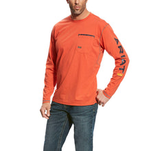  Ariat Rebar Logo Long Sleeve T-Shirt Only Buy Now at Workwear Nation!