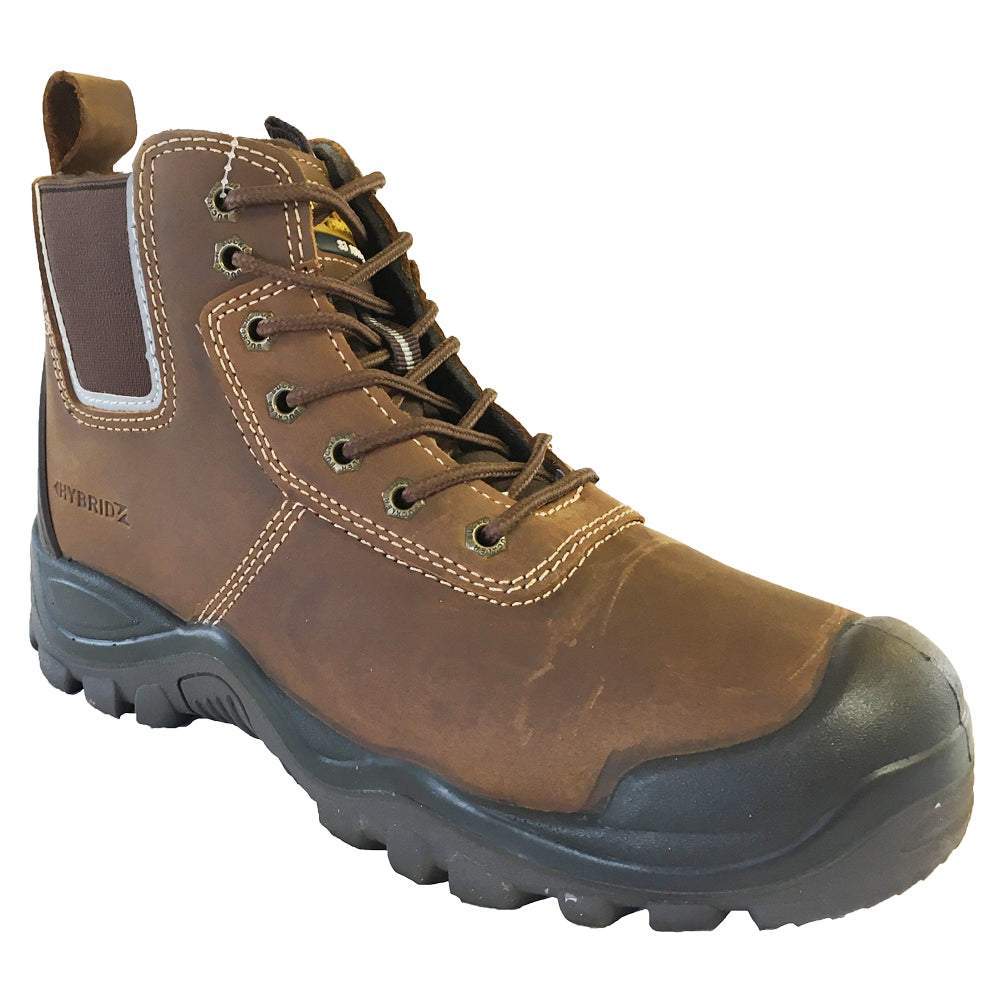 Buckler BHYB2 Anti Scuff Safety Work Boots Brown Sizes 6 13 Mens Dealer Brown or Honey