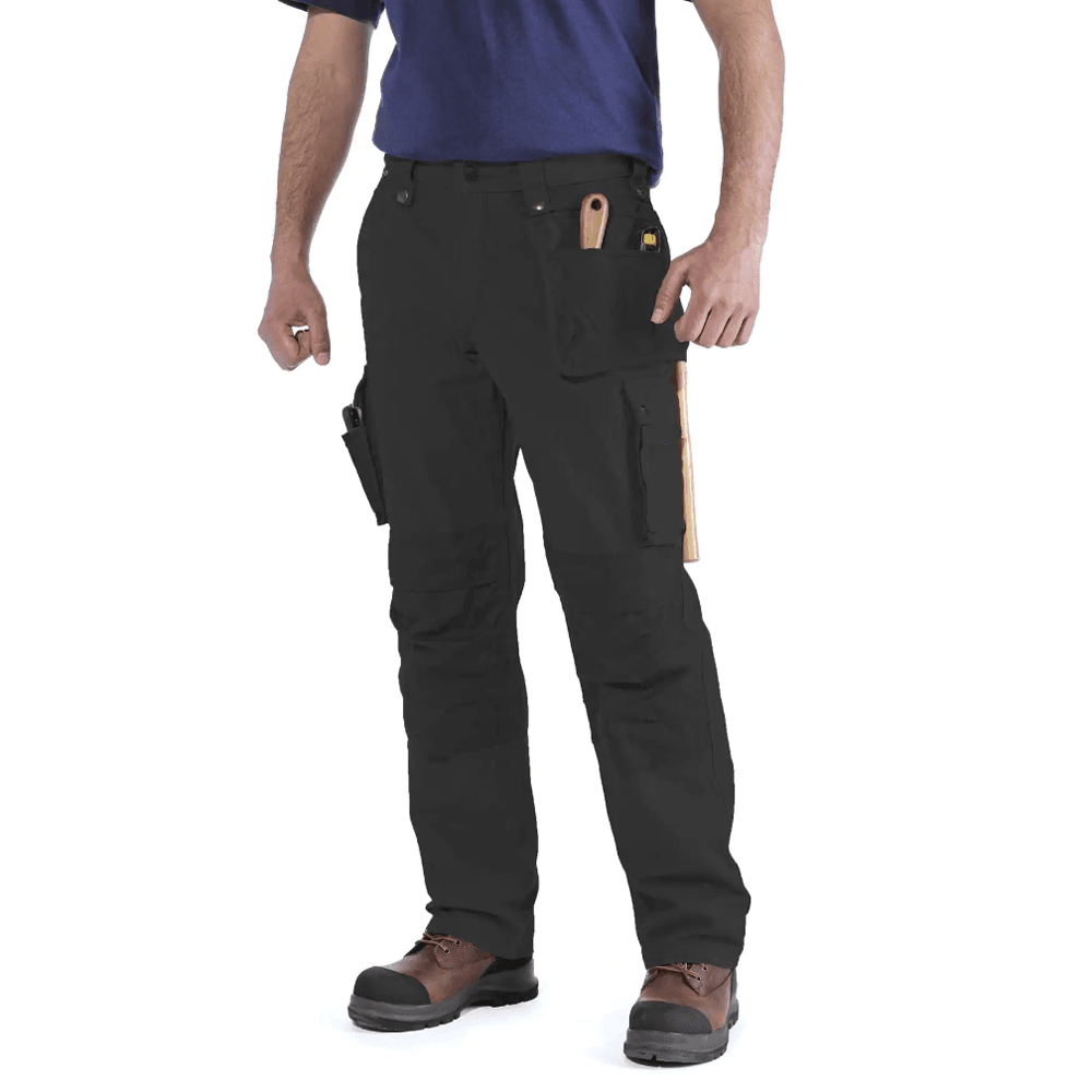 Carhartt 100233 Multi Pocket Ripstop Pant Work Trouser BLACK Workwear