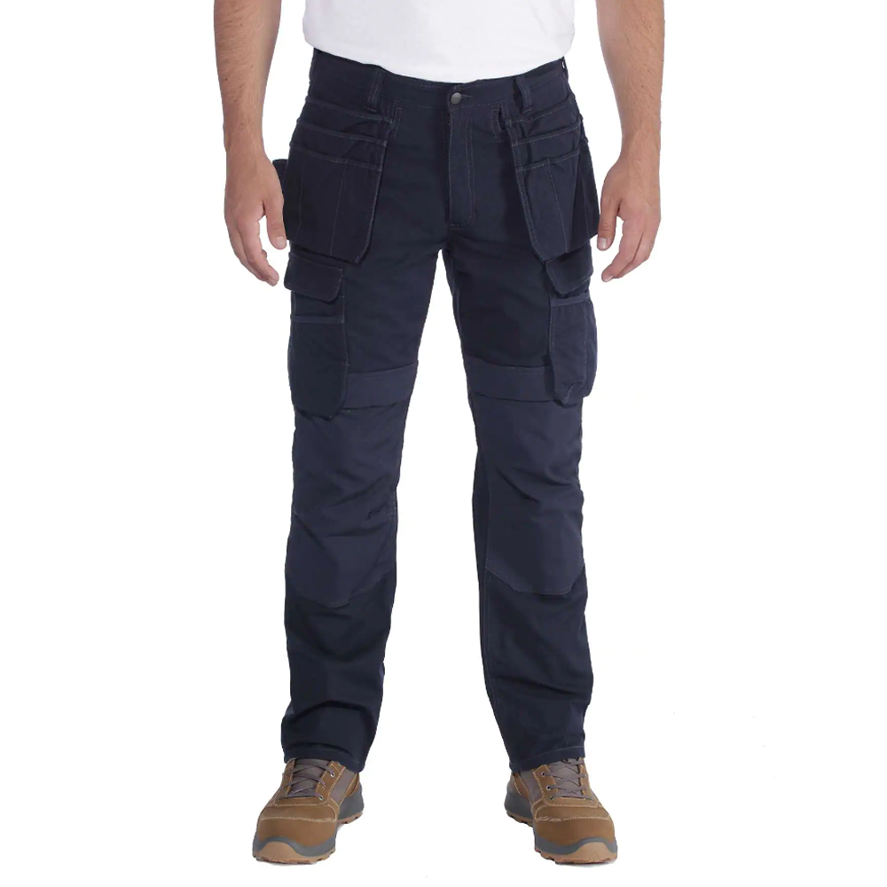 Carhartt 103337 Steel Rugged Flex Relaxed Fit Holster Pocket Work Pant Navy