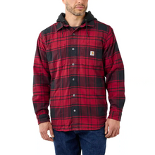  Carhartt 105621 Rugged Flex Relaxed Fit Flannel Fleece Lined Hooded Jac Shirt Only Buy Now at Workwear Nation!