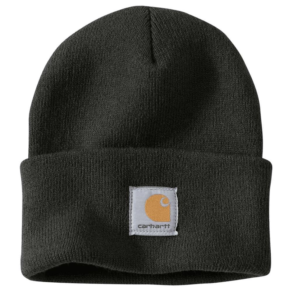 Dark grey carhartt beanie sales