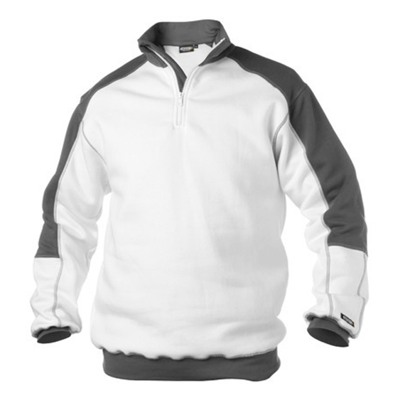 DASSY Basiel 300358 1/4 Zip Two-Tone Sweatshirt Various Colours Only Buy Now at Workwear Nation!
