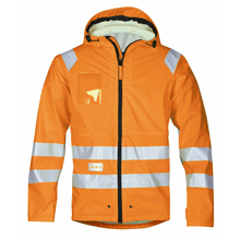  Snickers 8233 Hi-Vis PU Rain Jacket, Class 3 Various Colours Only Buy Now at Workwear Nation!
