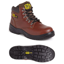  Sterling Black Brown Leather Hiking Safety Work Boot Trainer Steel Toe Cap Only Buy Now at Workwear Nation!