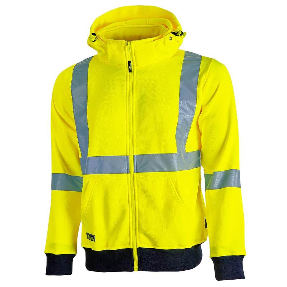 UPower Melody HiVis Hooded Sweatshirt Detachable Hood Workwear