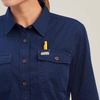 Ariat P20340 Womens Rebar Washed Twill Work Shirt