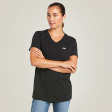  Ariat 10048733 Women's Rebar Cotton Strong V-Neck T-Shirt