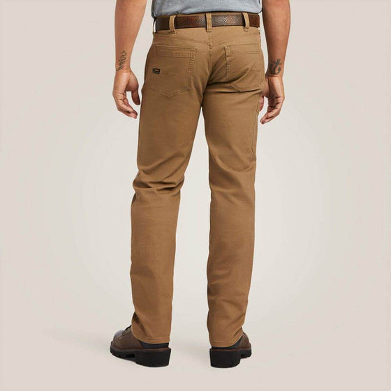 Ariat 10036734 Rebar M7 Slim DuraStretch Made Tough Straight Pant Field Khaki / 34" Waist / 34" Leg