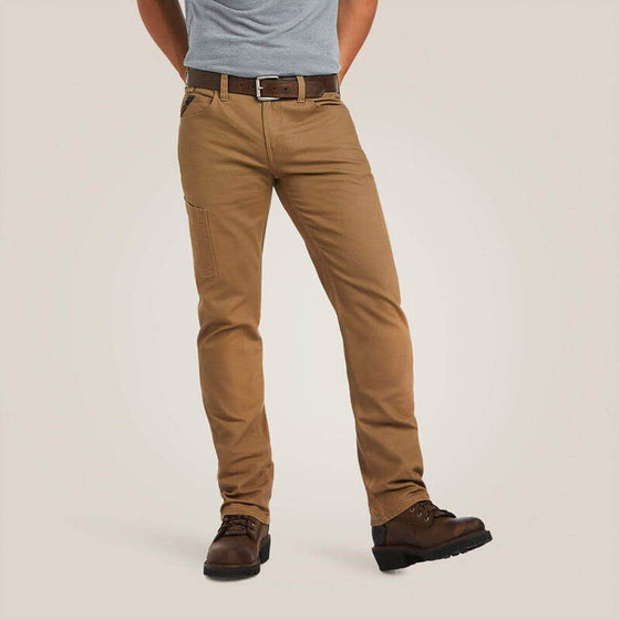 Ariat 10036734 Rebar M7 Slim DuraStretch Made Tough Straight Pant Field Khaki / 34" Waist / 34" Leg