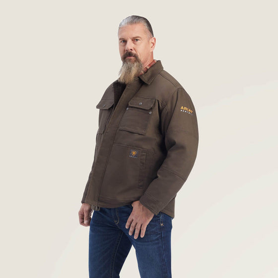 Ariat P25321 Rebar DuraCanvas Sherpa-Lined Coat - Premium JACKETS & COATS from Ariat - Just £173.69! Shop now at Workwear Nation Ltd