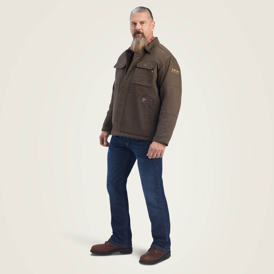 Ariat P25321 Rebar DuraCanvas Sherpa-Lined Coat - Premium JACKETS & COATS from Ariat - Just £173.69! Shop now at Workwear Nation Ltd