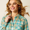 Ariat P30419 Women's Roping Plaid Western Shirt