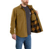 Carhartt 105419 Rugged Flex Relaxed Fit Canvas Fleece-Lined Shirt Jacket