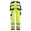 Blaklader 1122 Hi-Vis 4-Way Stretch Kneepad Trousers Hi-Vis Yellow - Workwear Nation Ltd