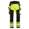 Blaklader 1122 Hi-Vis 4-Way Stretch Kneepad Trousers Hi-Vis Yellow - Workwear Nation Ltd