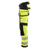 Blaklader 1122 Hi-Vis 4-Way Stretch Kneepad Trousers Hi-Vis Yellow - Workwear Nation Ltd