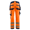 Blaklader 1122 Hi-Vis 4-Way Stretch Kneepad Trousers - Workwear Nation Ltd
