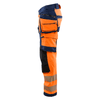 Blaklader 1122 Hi-Vis 4-Way Stretch Kneepad Trousers - Workwear Nation Ltd
