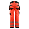 Blaklader 1122 Hi-Vis 4-Way Stretch Kneepad Trousers - Workwear Nation Ltd