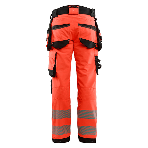 Blaklader 1122 Hi-Vis 4-Way Stretch Kneepad Trousers - Workwear Nation Ltd