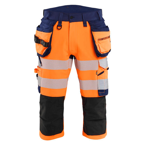 Blaklader 1123 Hi-Vis 4-Way Stretch 3/4 Pirate Trousers - Workwear Nation Ltd