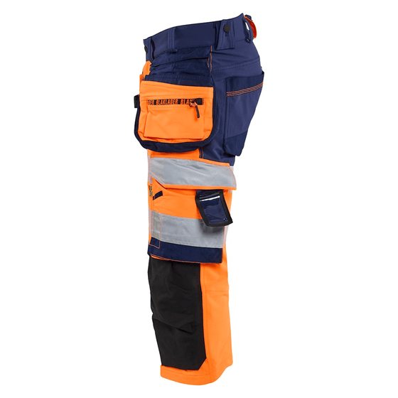 Blaklader 1123 Hi-Vis 4-Way Stretch 3/4 Pirate Trousers - Workwear Nation Ltd