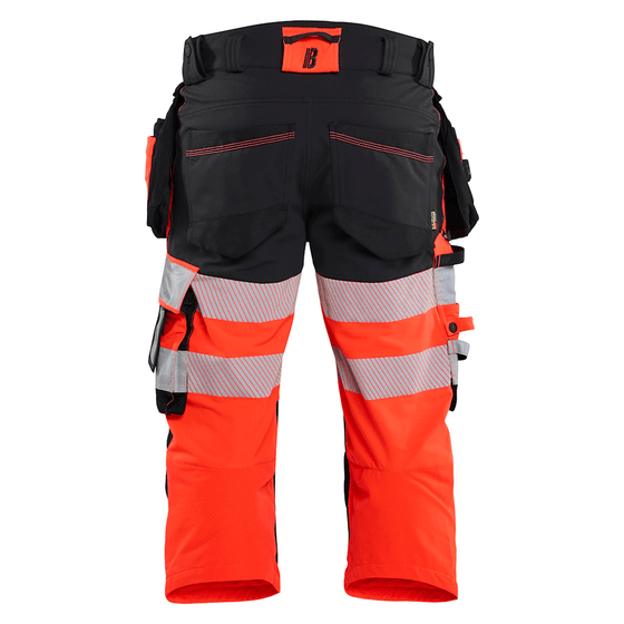 Blaklader 1123 Hi-Vis 4-Way Stretch 3/4 Pirate Trousers - Workwear Nation Ltd