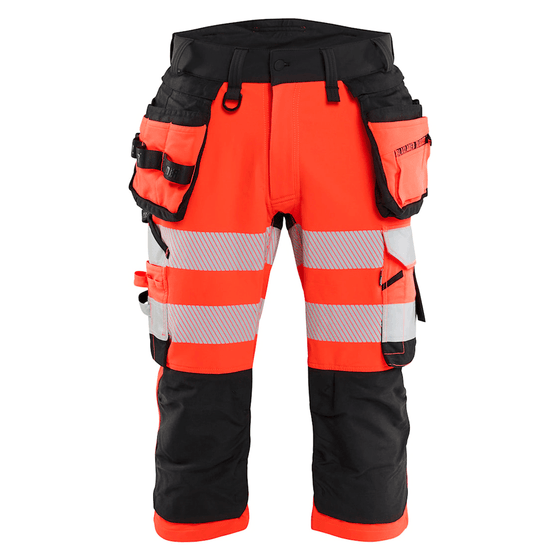 Blaklader 1123 Hi-Vis 4-Way Stretch 3/4 Pirate Trousers - Workwear Nation Ltd