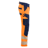 Blaklader 1124 Hi-Vis 4-Way Kneepad Stretch Trousers - Workwear Nation Ltd