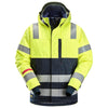 Snickers 1162 ProtecWork, Waterproof Insulated Hood Jacket, High-Vis Class 3