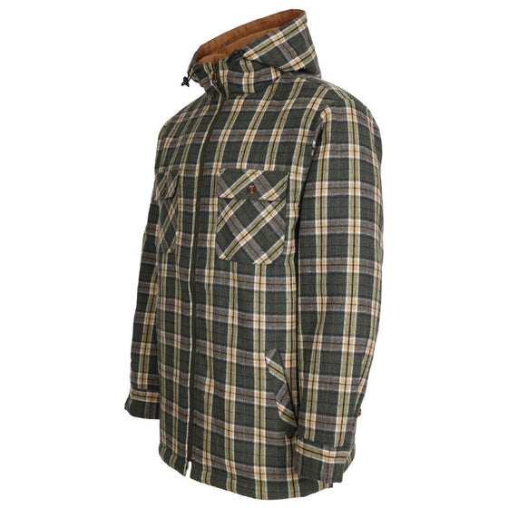Fort 125 Penarth Fleece Lined Hooded Shirt Jacket
