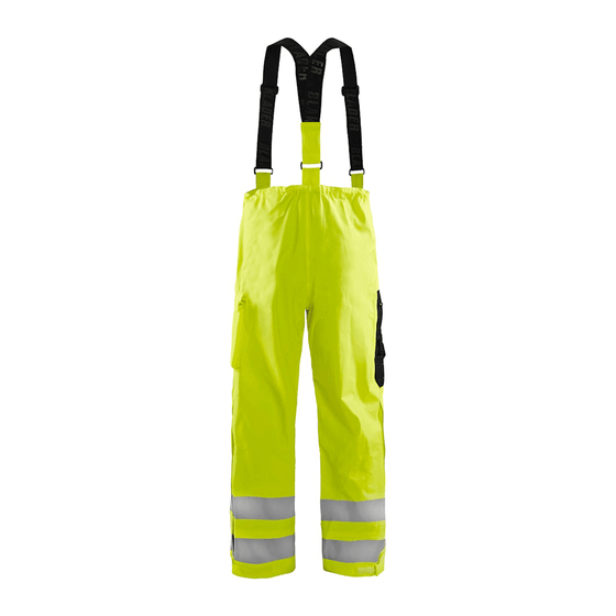 Blaklader 1303 Flame Resistant Waterproof Rain Trousers - Workwear Nation Ltd