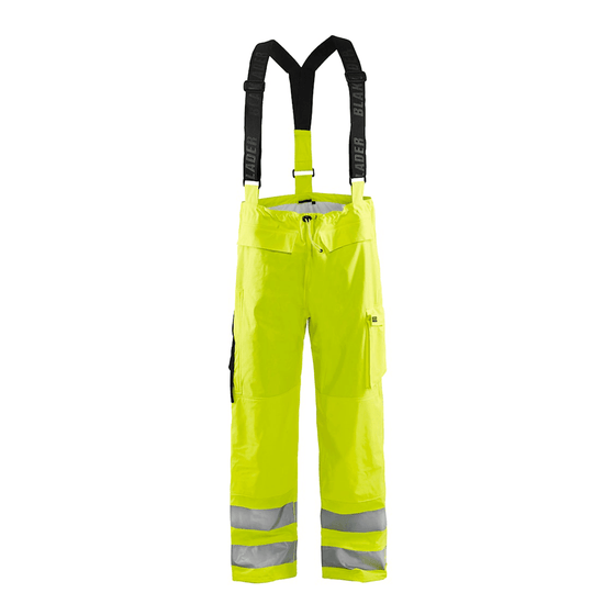 Blaklader 1303 Flame Resistant Waterproof Rain Trousers - Workwear Nation Ltd