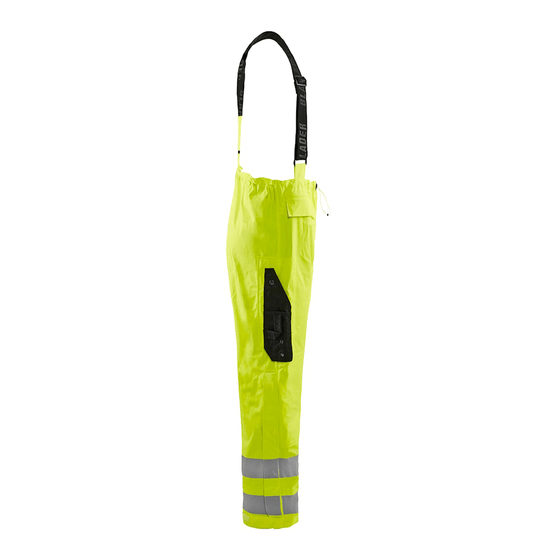 Blaklader 1303 Flame Resistant Waterproof Rain Trousers - Workwear Nation Ltd