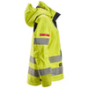 Snickers 1368 ProtecWork, Women's Waterproof Shell Jacket, High-Vis Class 3