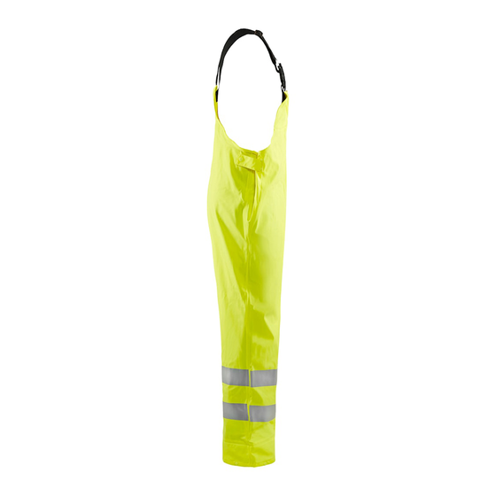 Blaklader 1386 Hi-Vis Waterproof Bib Trousers Level 3