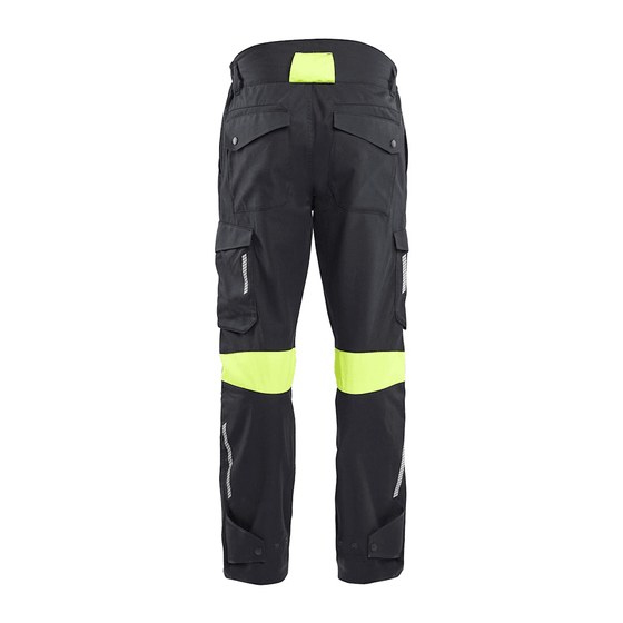 Blaklader 1417 Inherent Water-Repellent Antistatic Flame Resistant Kneepad Trousers - Workwear Nation Ltd