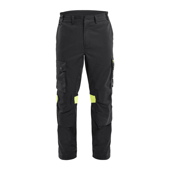 Blaklader 1417 Inherent Water-Repellent Antistatic Flame Resistant Kneepad Trousers - Workwear Nation Ltd